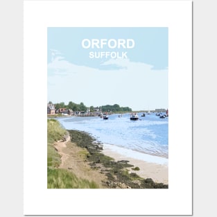 Orford Suffolk. Travel poster. Gift. Posters and Art